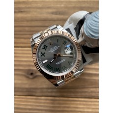 (자체제작)롤렉스 데이트저스트 41mm 로골콤비 초콜릿 쥬빌리